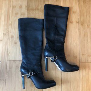 Isola Emma Leather Boot Black 8.5